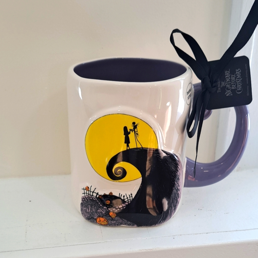 NWT- Rae Dunn " The Nightmare Before Christmas " Halloween Witchy Holiday Mug.